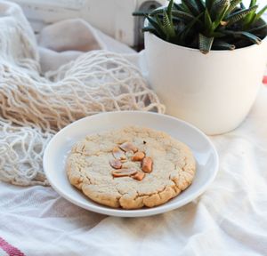 Plant based peanut Cookies at Vegan Day in Kazan