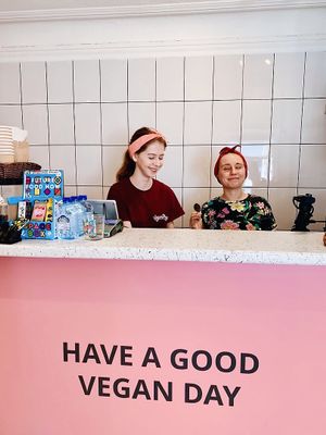 Our team at Vegan Day in Kazan