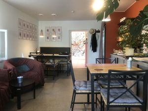 Indoor sitting at Vegan Day in Kazan