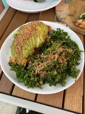 Avocado toast at Love Life Cafe in Miami