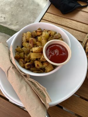 Herb Home fries  at Love Life Cafe in Miami