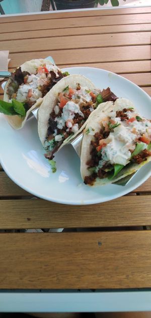 Tacos at Love Life Cafe in Miami