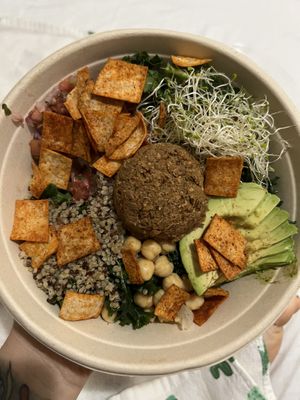 Taco salad  #Veganuary at Love Life Cafe in Miami