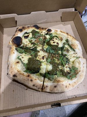Pizza Verde  at Love Life Cafe in Miami