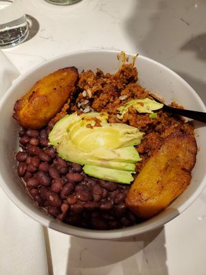 Picadillo. Who visits Miami without Picadillo! at Love Life Cafe in Miami