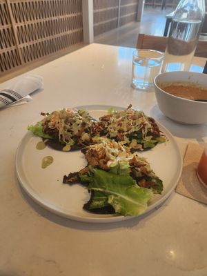 Mushroom Tacos! My goodness!!! at Love Life Cafe in Miami