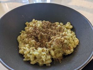 Side of Mac and cheese at Love Life Cafe in Miami