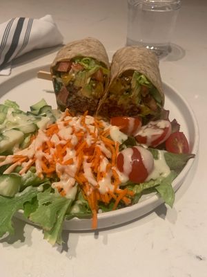 Cuban burrito  at Love Life Cafe in Miami