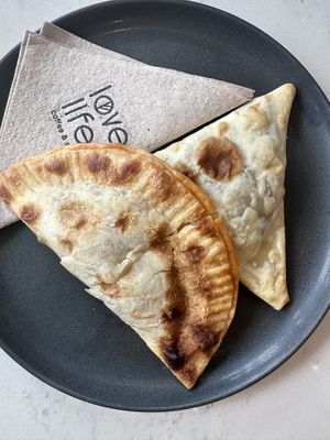 Empanadas  at Love Life Cafe in Miami