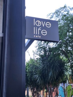 Entrance at Love Life Cafe in Miami