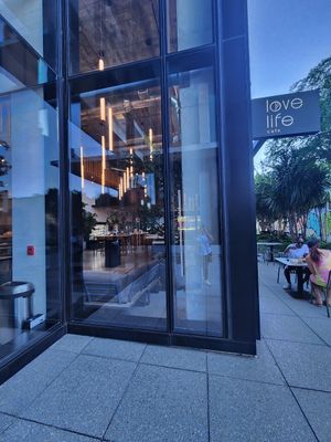 Entrance at Love Life Cafe in Miami
