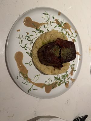 Vegan filet mignon  at Love Life Cafe in Miami