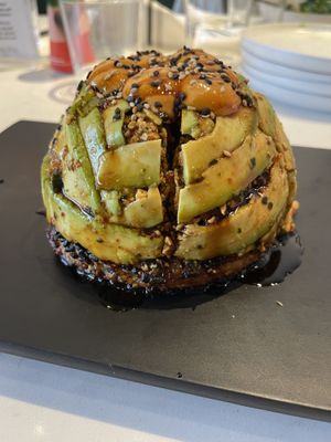 Sushi Pizza  at Love Life Cafe in Miami