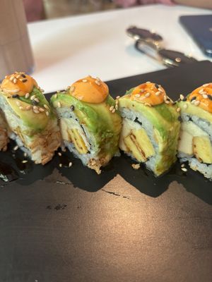 vegan sushi   at Love Life Cafe in Miami