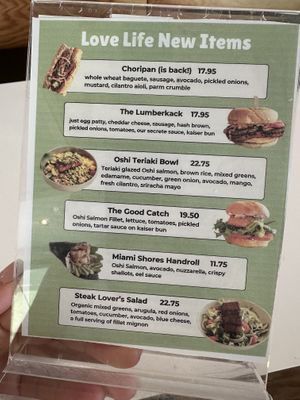   at Love Life Cafe in Miami