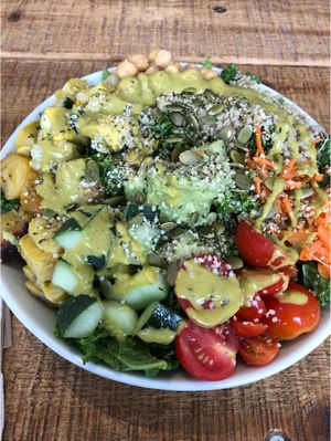 Love Life Salad.  Delicious!  at Love Life Cafe in Miami