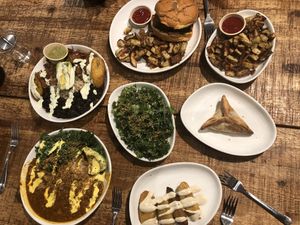 So much yummy food!! at Love Life Cafe in Miami