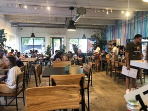 Interior at Love Life Cafe in Miami