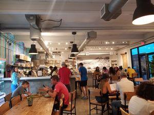 Friendly Place. Go up to counter to get menu. at Love Life Cafe in Miami