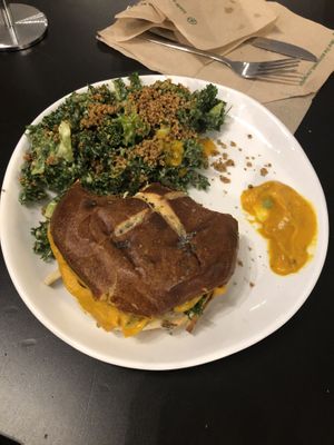 Best vegan burger! And the kale salad is absolutely sensational. at Love Life Cafe in Miami