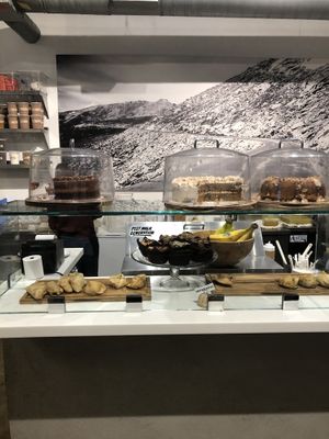 Yummy dessert bar at Love Life Cafe in Miami