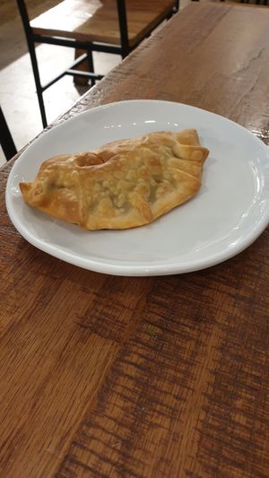 Empanada at Love Life Cafe in Miami
