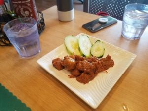 Garlic Chicken ($8.50) at Mint & Basil in Milpitas