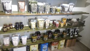 Retail offerings at Clorofila in Playa Del Carmen