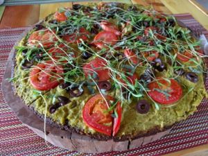 pizza at Clorofila in Playa Del Carmen