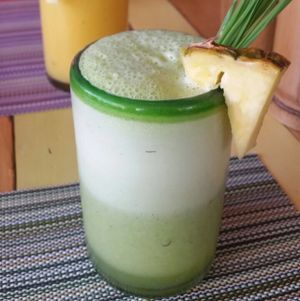 lemonade at Clorofila in Playa Del Carmen