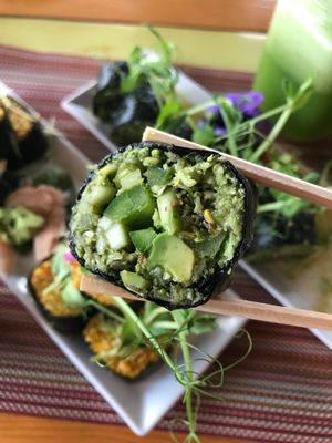 Clorofila raw sushi  at Clorofila in Playa Del Carmen