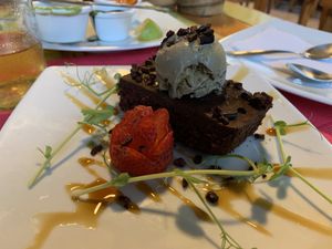 Brownie  at Clorofila in Playa Del Carmen