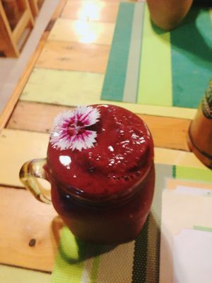 smootie más bien frape at Clorofila in Playa Del Carmen