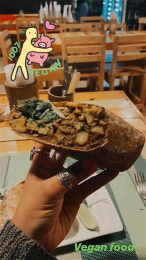 Bto de chorizo con papa at Clorofila in Playa Del Carmen