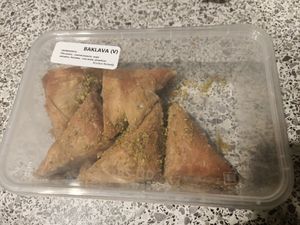 Vegan baklava at Charlie's Raw Squeeze in Greenslopes