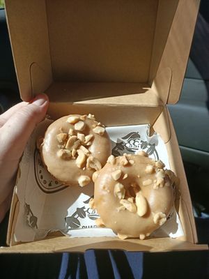 Vegan donuts at Charlie's Raw Squeeze in Greenslopes