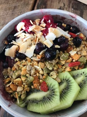 Açai bowl   at Charlie's Raw Squeeze in Greenslopes