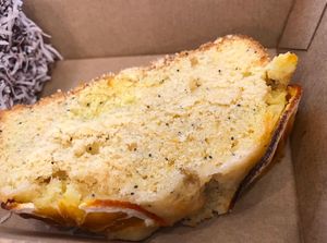 Orange poppyseed loaf   at Charlie's Raw Squeeze in Greenslopes