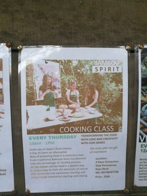 Cooking classes at Bamboo Spirit in Ubud