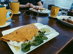 Vegan Omelette   at Slow Foodiez in Budapest
