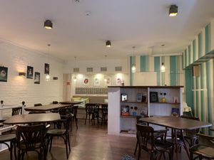 Interior at Slow Foodiez in Budapest