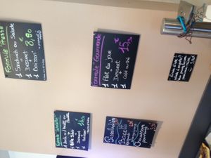 Menu at Super G Bio  in La Seyne-sur-mer