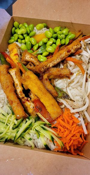 Spicy Garden Bowl at CO Sushi in Myrtle Beach