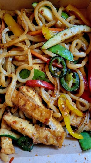 Udon noodles are a must 🍜 at CO Sushi in Myrtle Beach