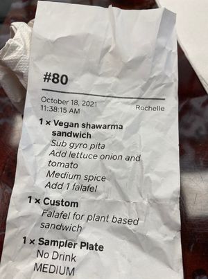 Get it.    at Yassin's Falafel House - Walnut St in Knoxville