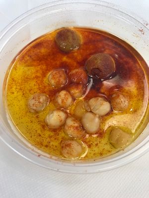 Hummus at Yassin's Falafel House - Walnut St in Knoxville