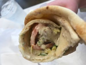 Falafel at Yassin's Falafel House - Walnut St in Knoxville