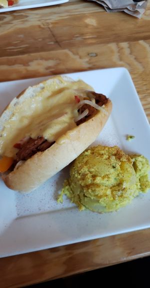 NL Cheezesteak at Right Path Organic Cafe in New London