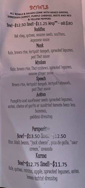   at Right Path Organic Cafe in New London