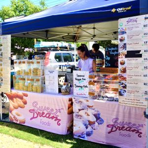 Market stall at Sweet Dream Foods - Food Truck in Perth